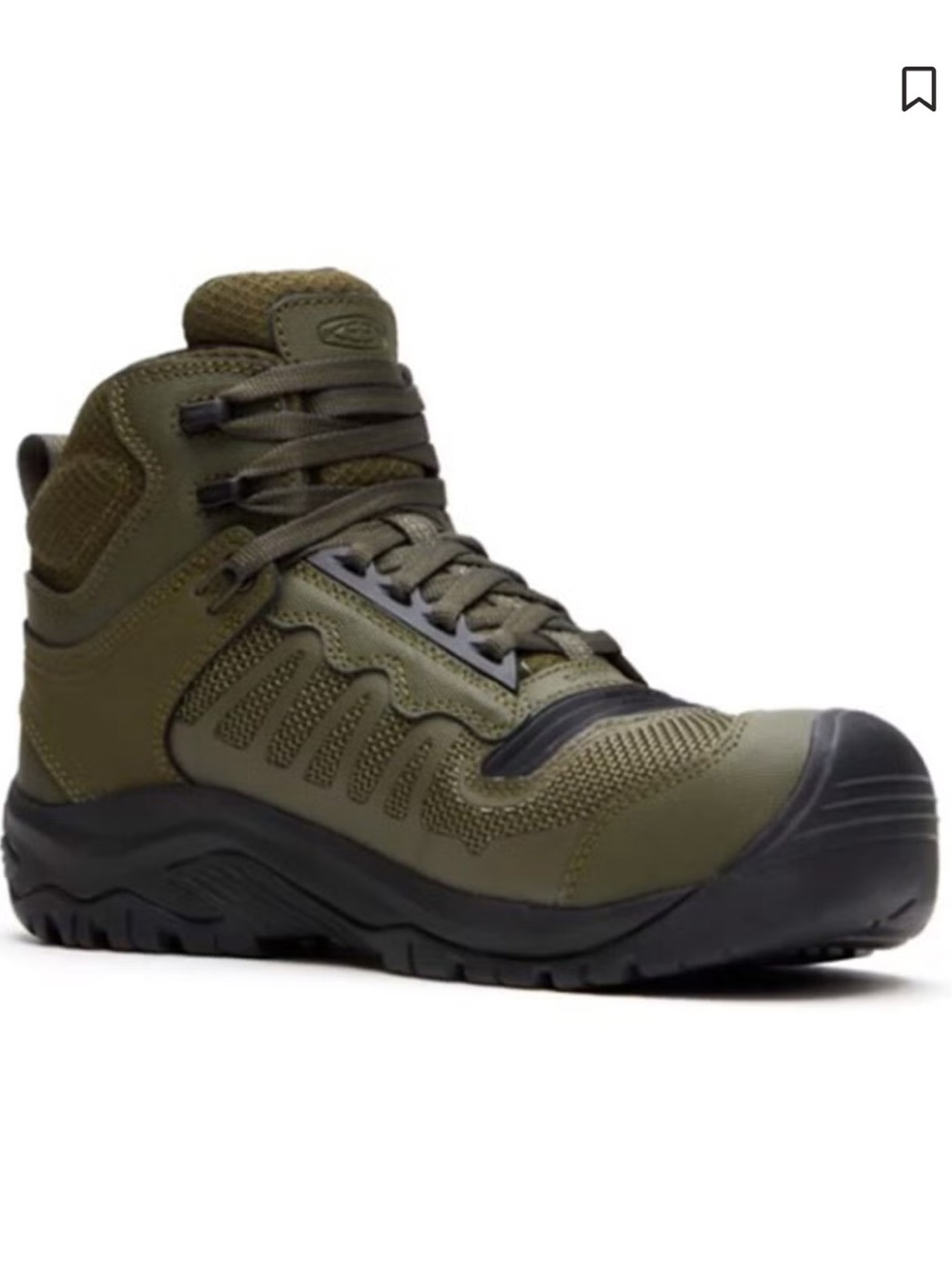 Keen Olive Green Tactical Mid-Top Work Boot